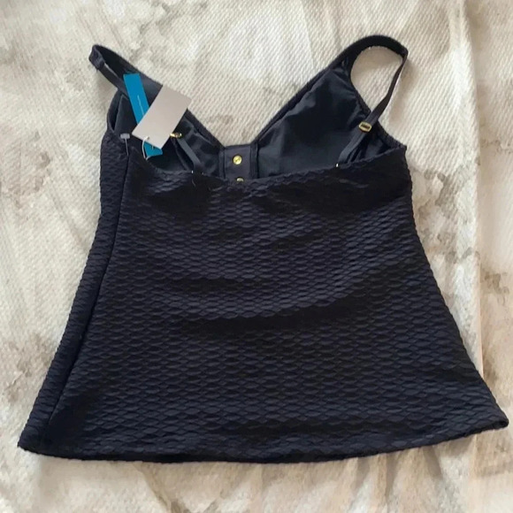 Black Bleu Rod Beattie Tankini Set Swimsuit Size 6 - Picture 10 of 16